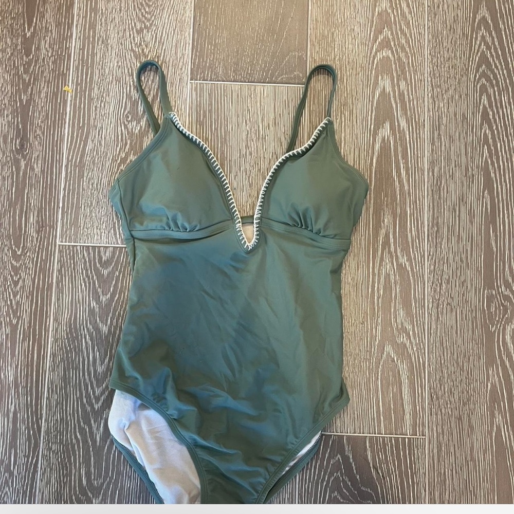 Sage green v cut NWT swimsuit
